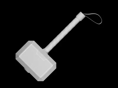 Mjolnir Thors Hammer 3D model