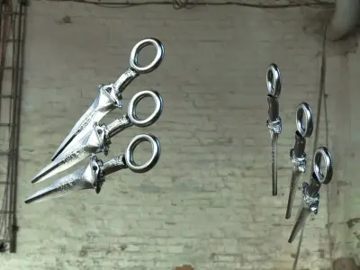 Ninja Throwing Knives 3D model