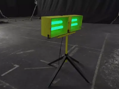 Flooding light 3D model