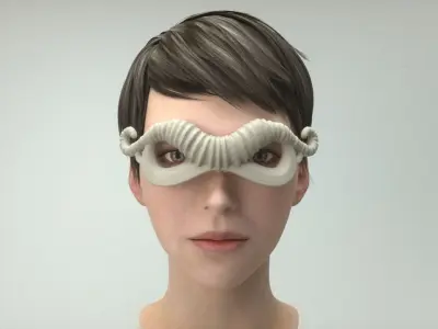 Carnival Mask - Tup Horn 3D print model