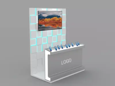 Kiosk Display  3D model