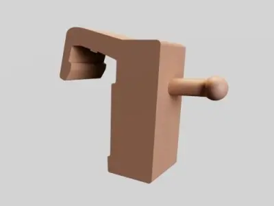Castle flag holder for Playmobil 3D print model