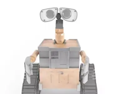 Robot wall e 3D model