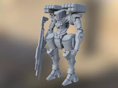 Assault Mech CH-01 3D model
