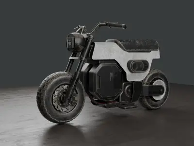Motorcycle Honda E dox 3D model