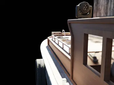 Adventures Boat  3D model