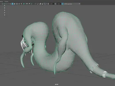 Monster6 Low-poly 3D model