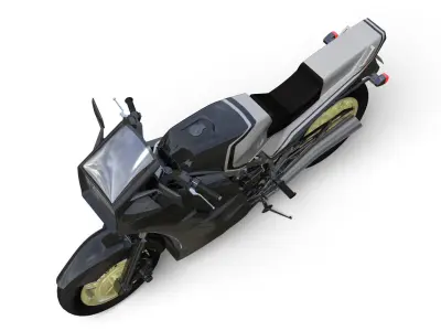 750cc motorcycle 3D model