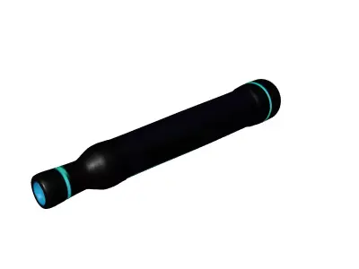 Futuristic Stun Baton 3D Model 3D model