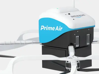 Amazon Prime Air Delivery Drone  3D model