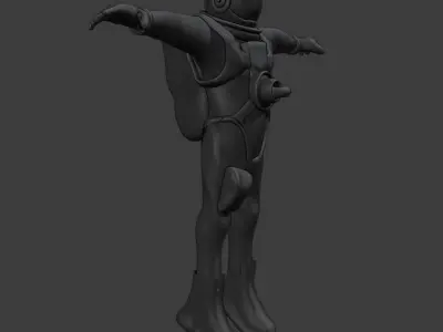 Astronaut space suit Free 3D model