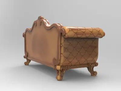 Victorian Sofa 3D print model