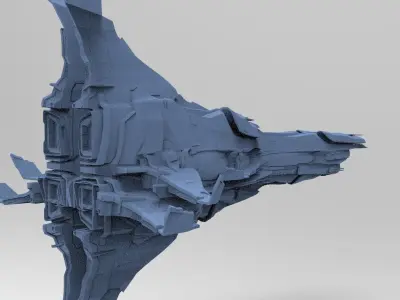 Star Glider Ship 5  3D model