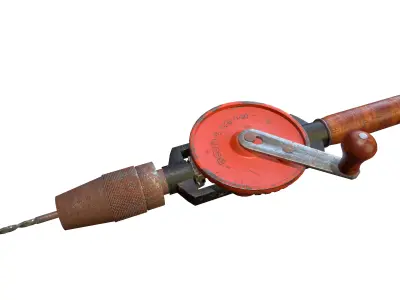 Manual Hand Drill Machine 3D model