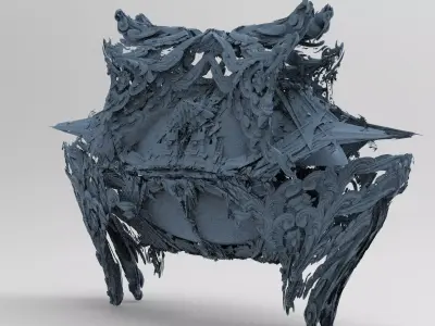 Aquaman airship arena 3D model