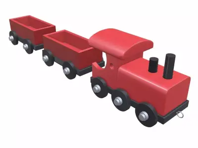 Train toy 3D model buy