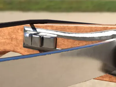 Crossbow Animated Low-poly 3D model
