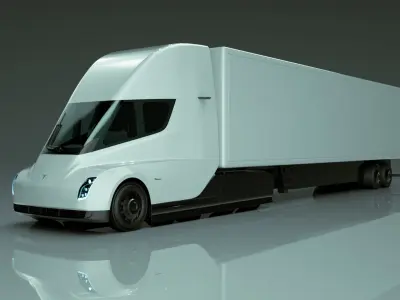Tesla Semi Truck 3D model buy