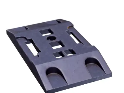 Traffic Barrier Base Weight 3D model