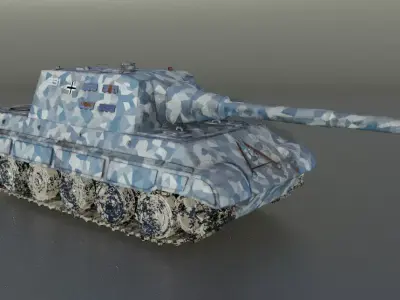 Jagdtiger tank destroyer  Free 3D model
