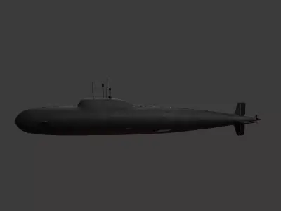 Submarine Soviet 3D model