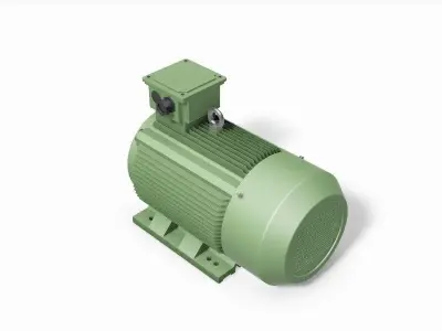 315M B3 Top 2 Pole IEC electric motor - 3D CAD model 3D model