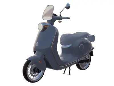Electric scooter 3D model 5