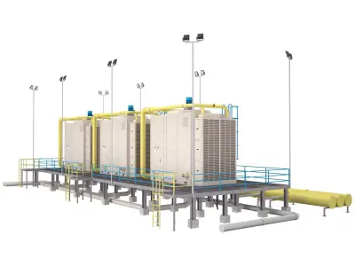 Industrial Air Conditioning 2 3D model