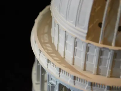 3D print Ready St Pauls Cathedral Sectional Dome Model 3D print model purchase