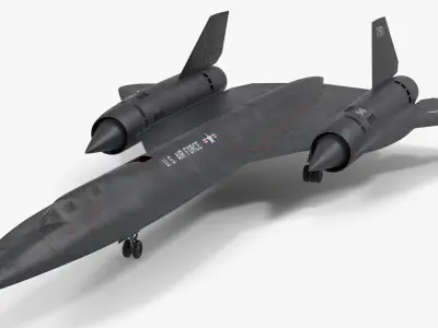 Lockheed SR-71 Blackbird 3D model buy