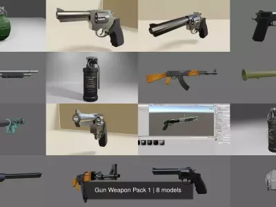 Gun Weapon Pack 1