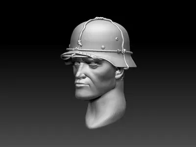 helmet luftwaffe 3D print model