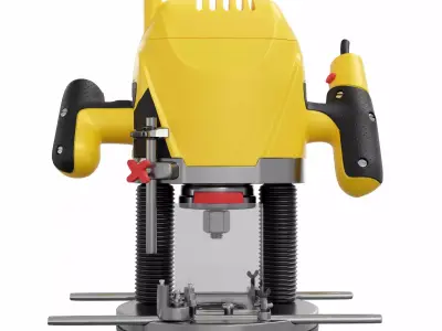 Electric Router 3D model