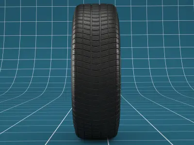 Car tire 03 3D model