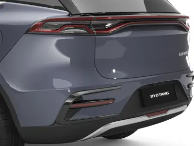 2024 BYD Tang EV With Interior 3D model purchase