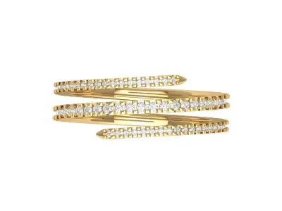 Wedding Ring 3D print model 115