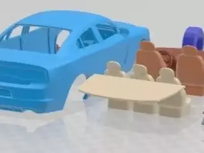 Dodge Charger 2011 Printable Car 3D print model