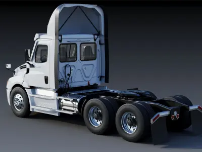 Freightliner Cascadia Daycab 2024 Low-poly 3D model