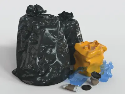 Garbage Bag 3D model