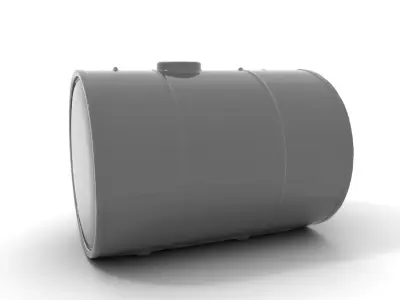 Industrial Black Cylinder model pack Low-poly 3D model