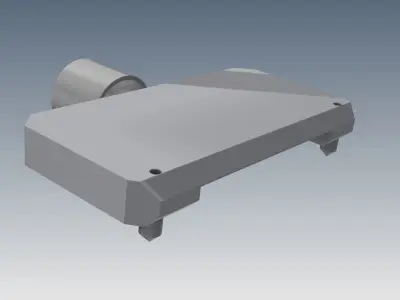assembled shovel 3D model