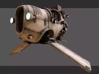 Next generation aircraft 3D model