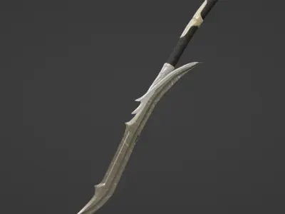 Sword Steel 01 3D model