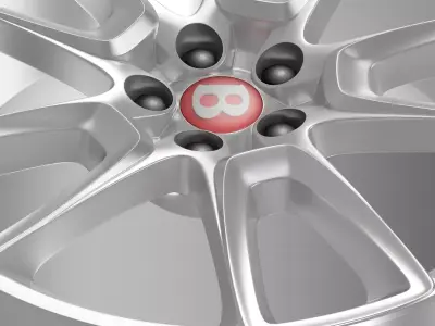 Bentley Continental GT V8 S 2015  rim 3D model