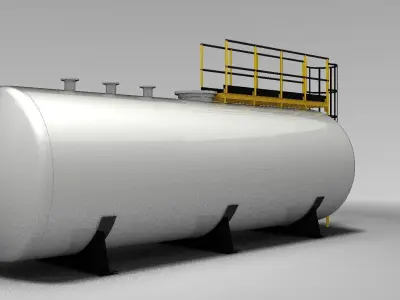 Storage tank Free 3D model