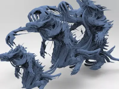 Dantes Demon Claws  1 3D model