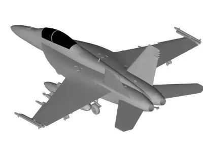 Boeing FA-18 Super Hornet 3D model purchase
