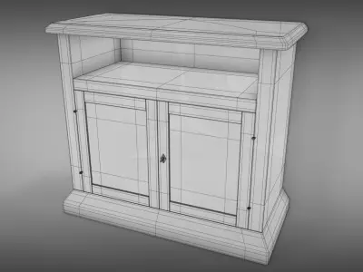 Sideboard tv cabinet 3D model
