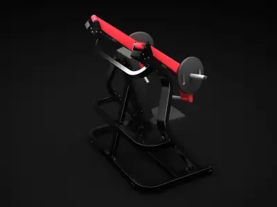 Incline Press 3D model
