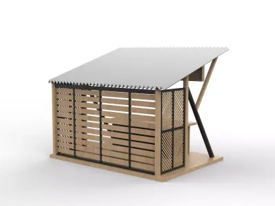 Coffee Shop Design 3D model